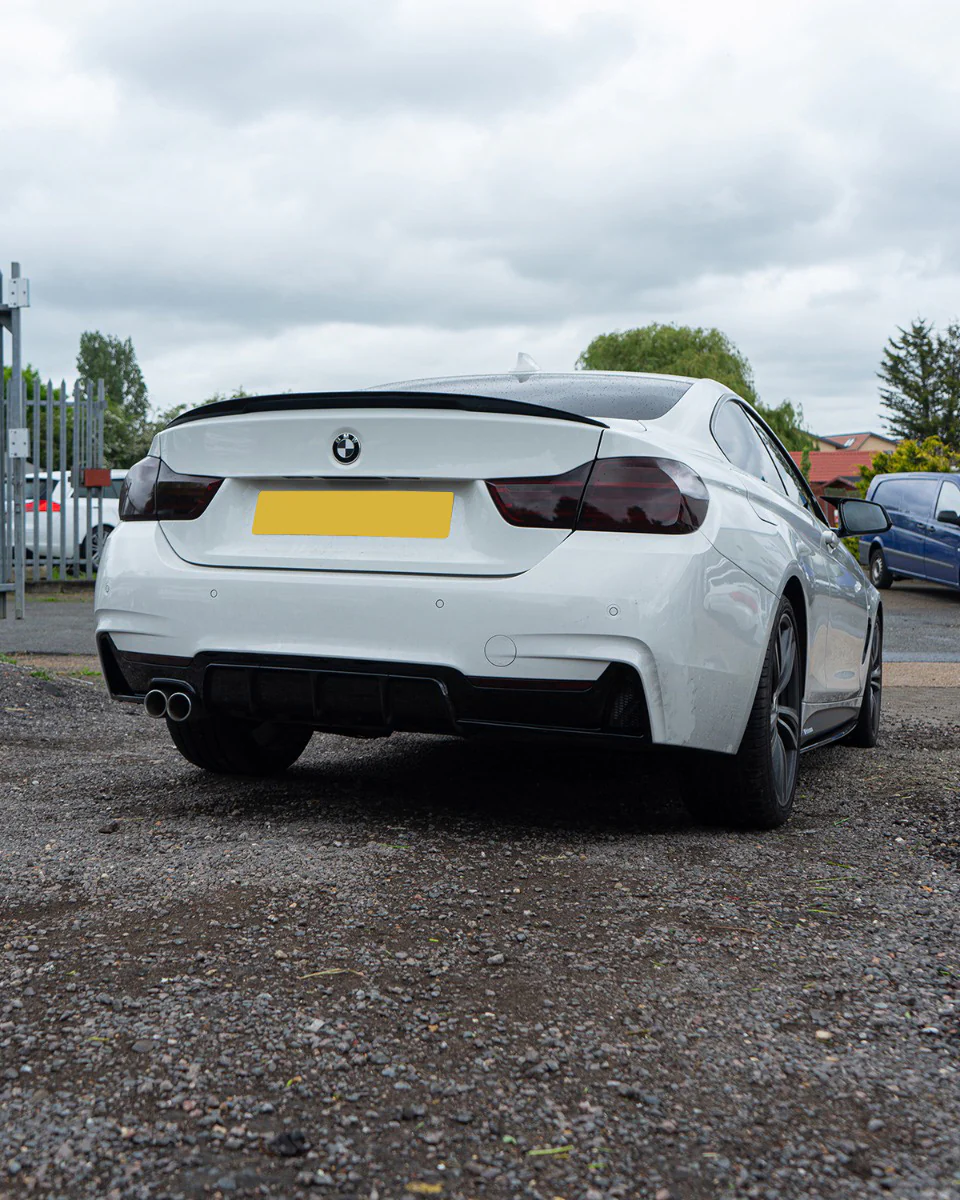BMW 4 SERIES F32 GLOSS BLACK FULL KIT (TWIN EXHAUST) - MP STYLE - BLAK BY CT CARBON - Image 15