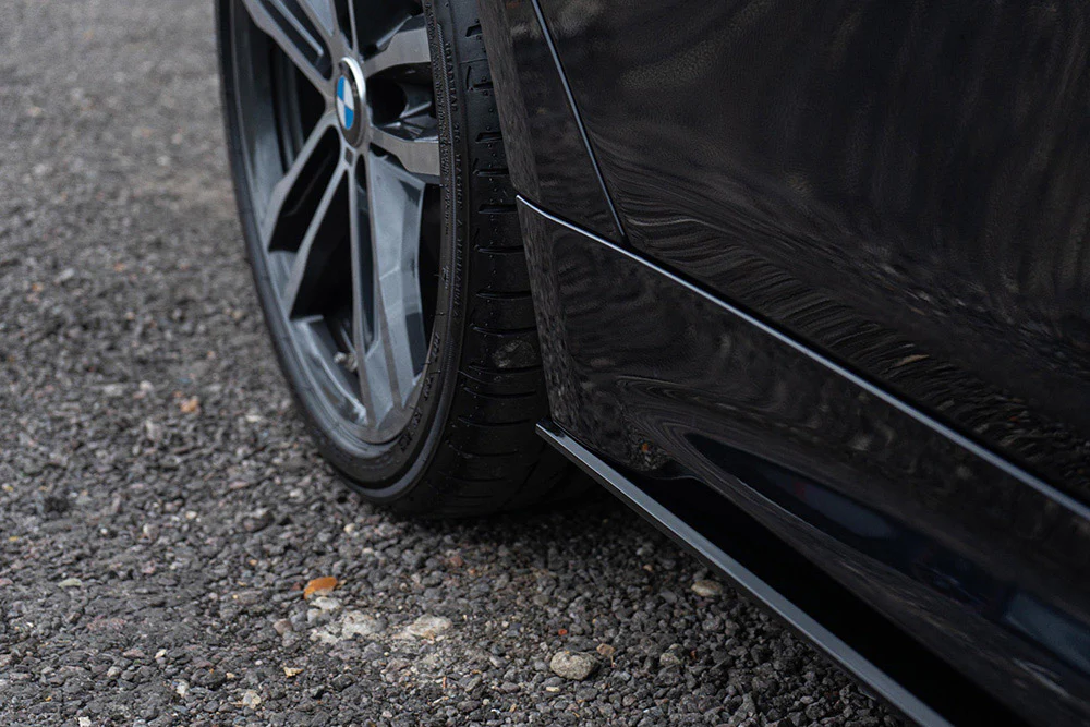 BMW 4 SERIES F32/F33/F36 GLOSS BLACK SIDE SKIRTS - MP STYLE - BLAK BY CT CARBON - Image 3