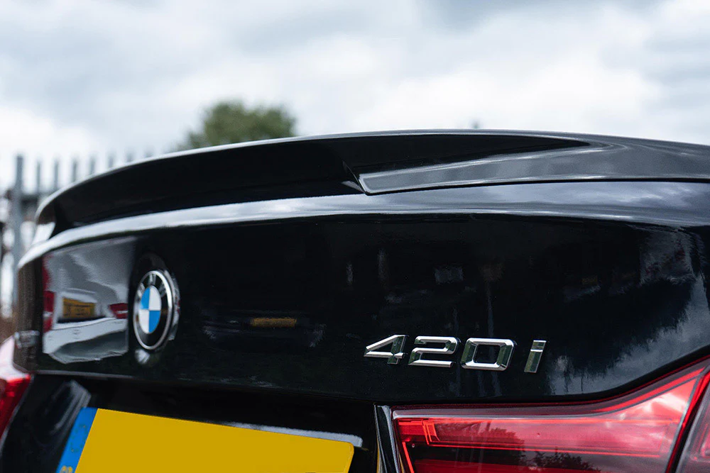 BMW 4 SERIES F36 GLOSS BLACK SPOILER - MP STYLE - BLAK BY CT CARBON - Image 3