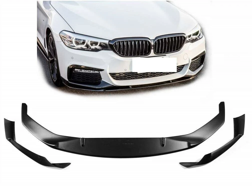 BMW 5 Series G30 G31 3PC Matte Black M Performance Front Splitter