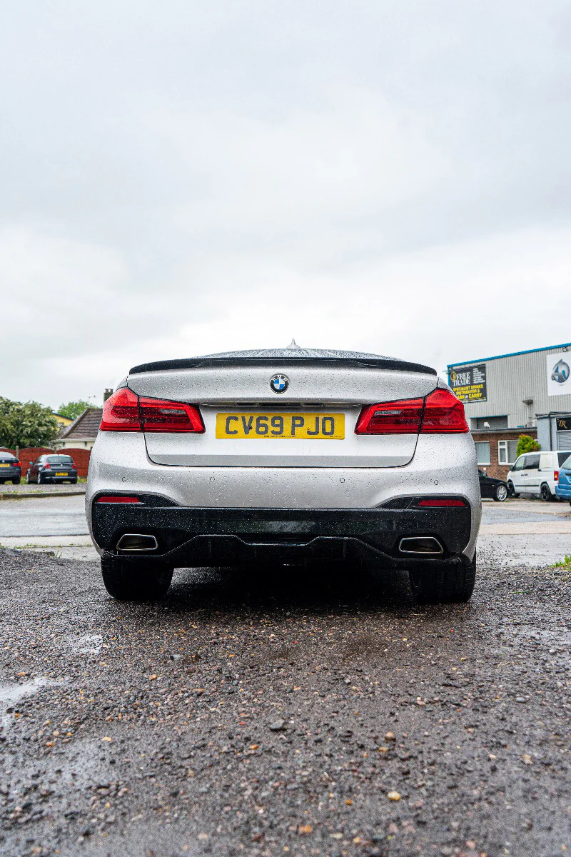 BMW 5 SERIES G30 GLOSS BLACK DIFFUSER - MP STYLE - BLAK BY CT CARBON - Image 6