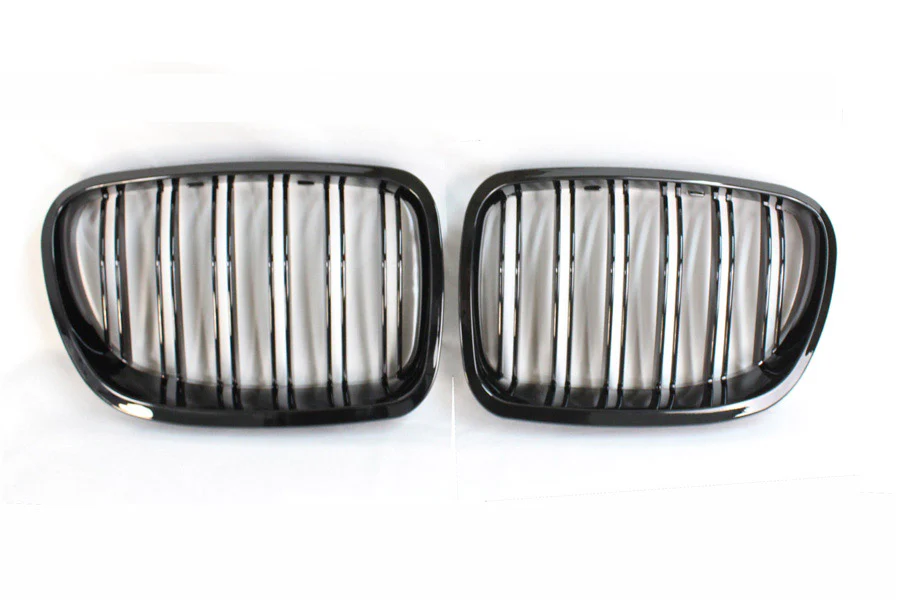 BMW F10 M5 & 5 SERIES BLACK DOUBLE SLAT GRILLES - BLAK BY CT CARBON