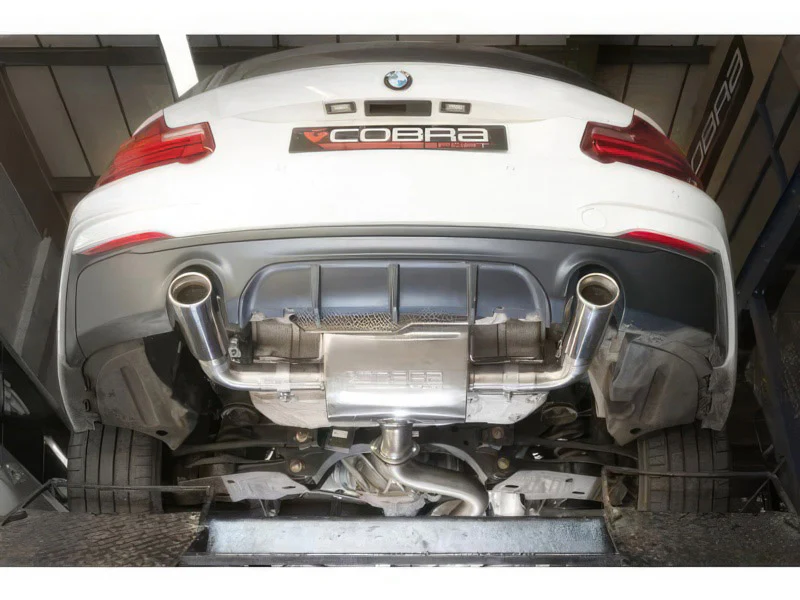 BMW F22 F23 M240i CAT BACK RESONATED PERFORMANCE EXHAUST FOR MANUAL MODELS - Image 3