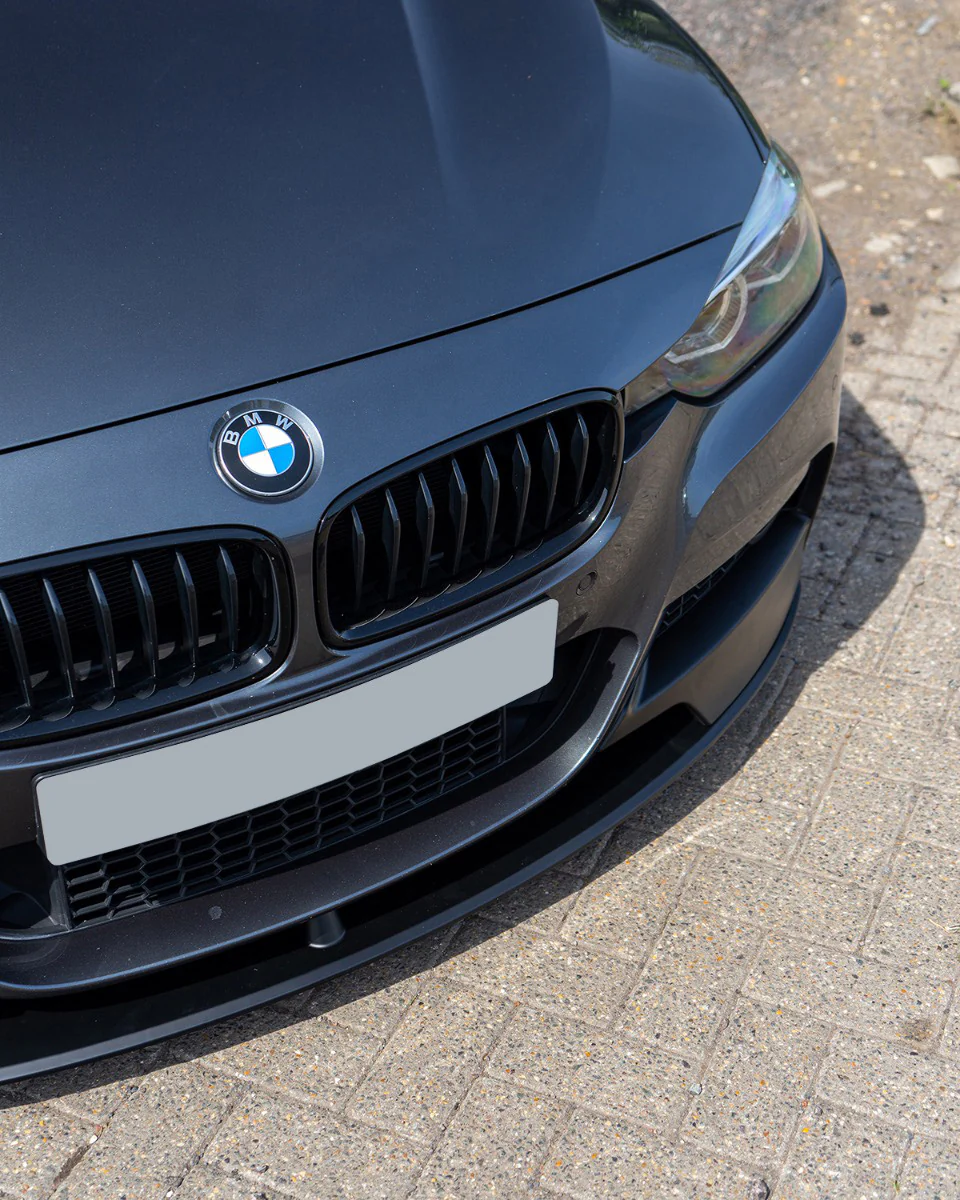 BMW F30 3 SERIES MATTE BLACK SPLITTER - MP STYLE - Image 7