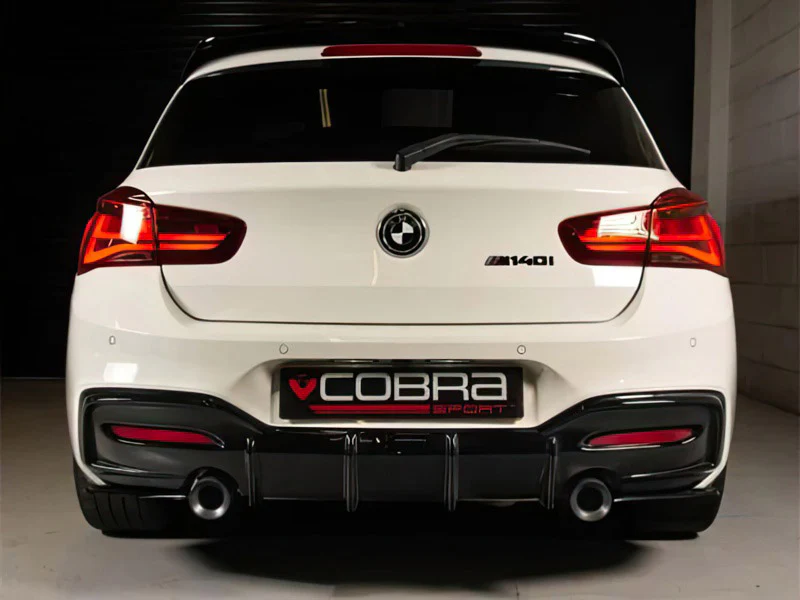 BMW F32 F33 F36 435i EXHAUST TAILPIPES - LARGER 3.5" BLACK CERAMIC REPLACEMENT SLIP ON OE STYLE - Image 3