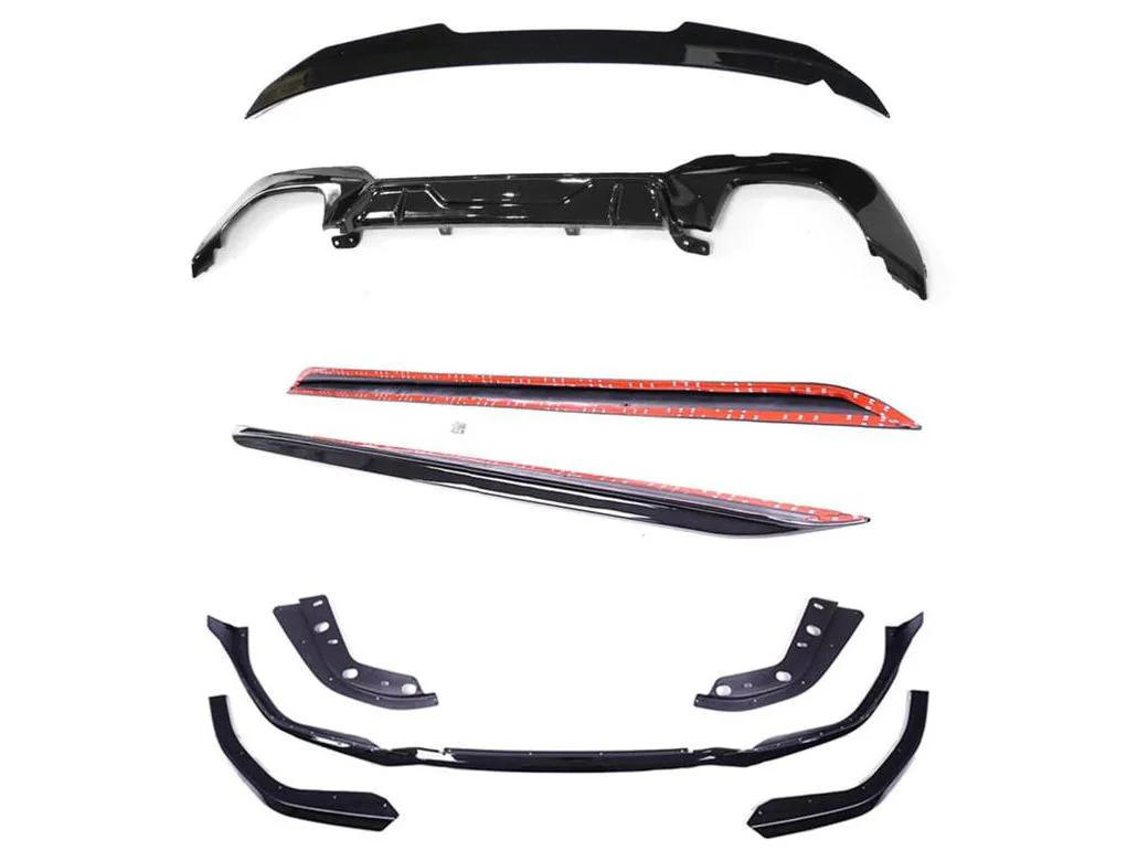 BMW G20 3 SERIES V2 GLOSS BLACK KIT (ROUND TIPS) BLAK BY CT