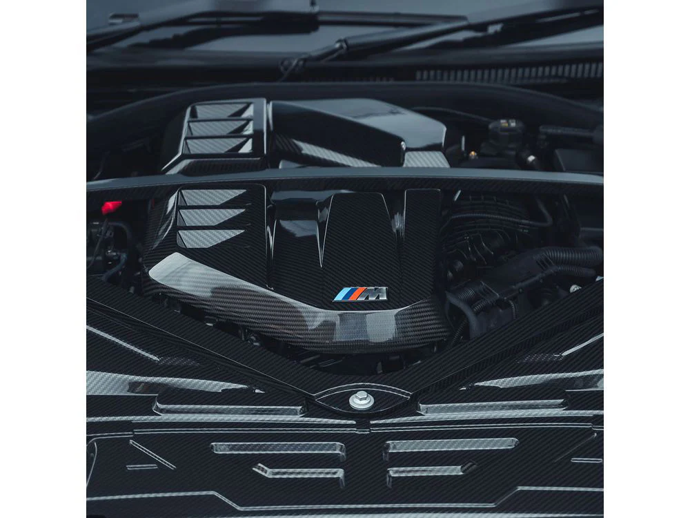 BMW M2 M3 & M4 G87/G80/G81/G82/G83 CARBON FIBRE ENGINE DRESS UP KIT V2 - Image 3