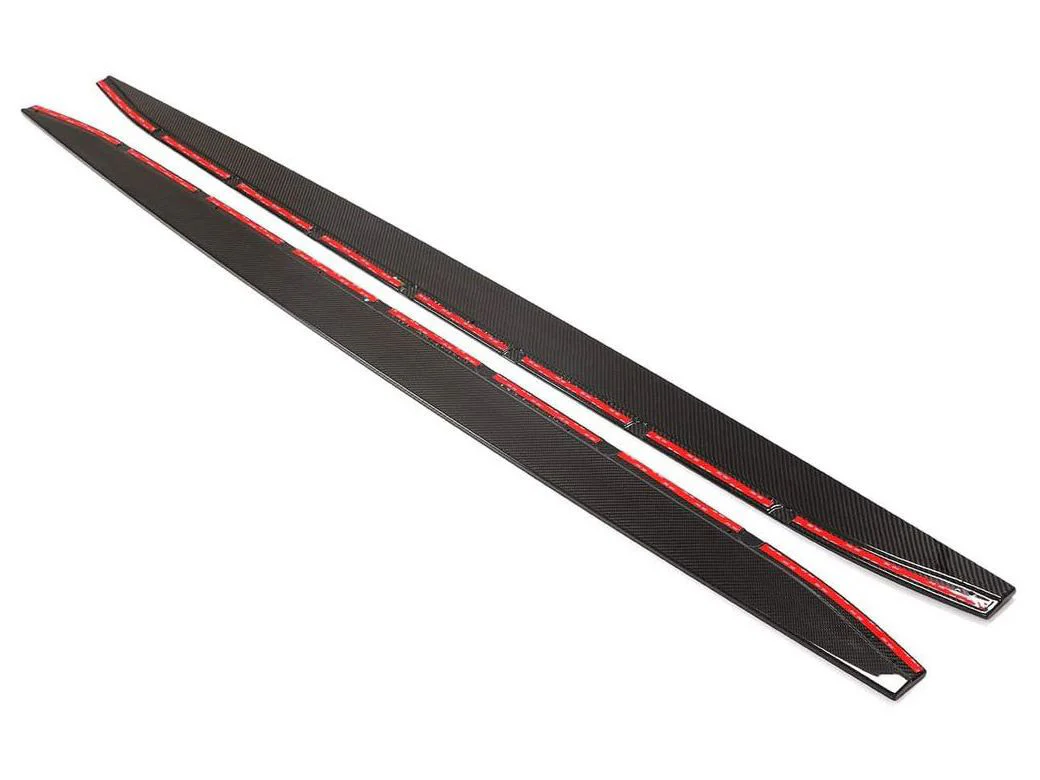 BMW M3 G80/G81 CARBON FIBRE SIDE SKIRT EXTENSIONS - CT DESIGN