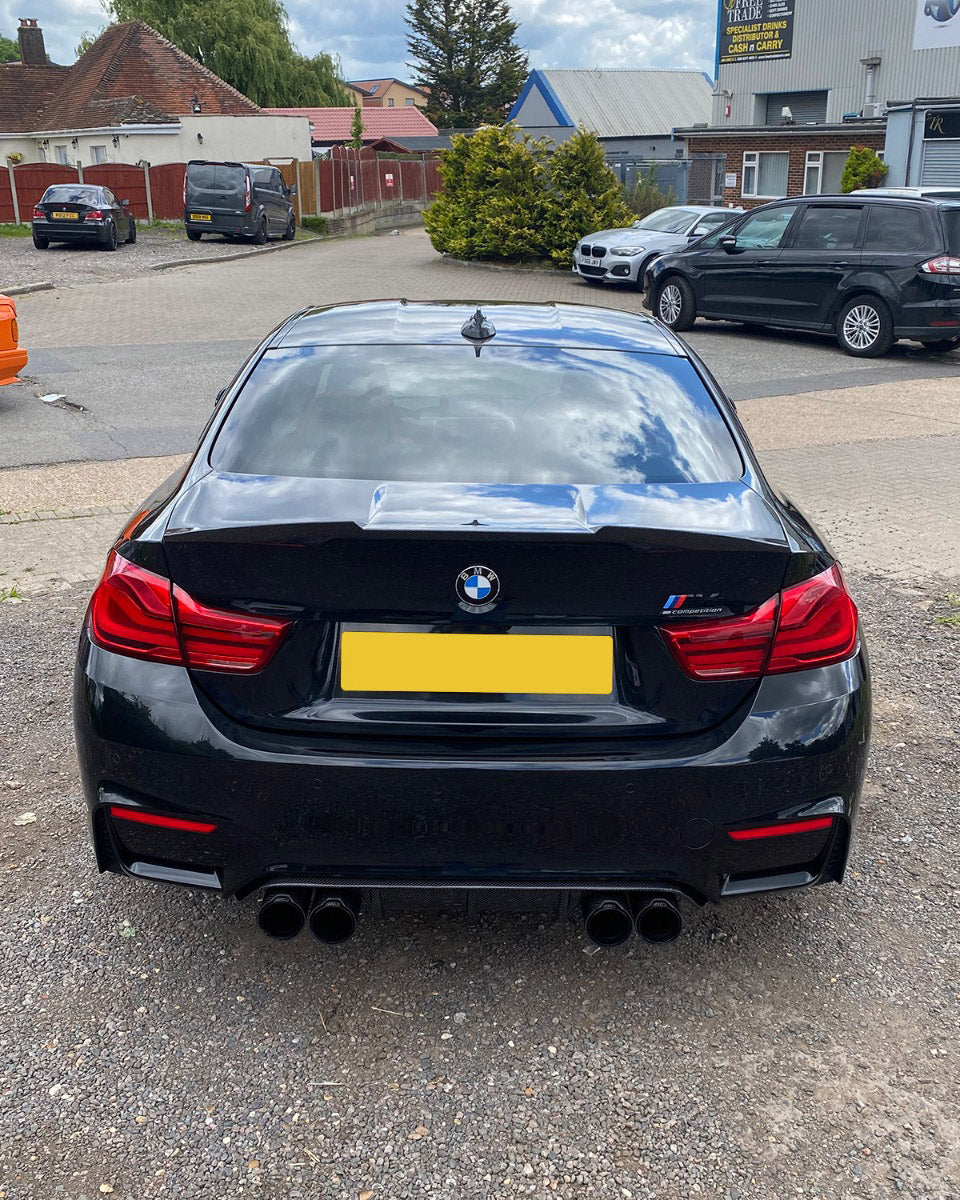 BMW M4 F82 CARBON FIBRE SPOILER - V STYLE - Image 7