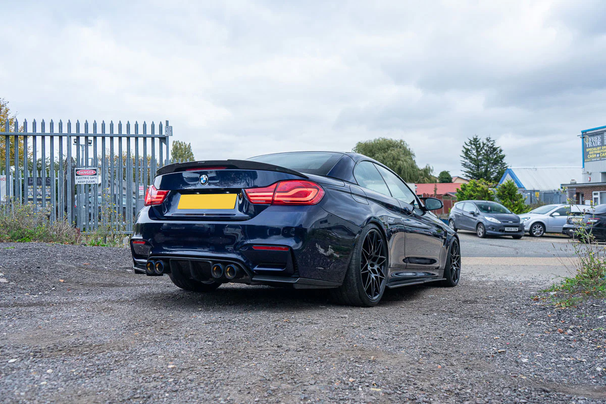 BMW M4 F83 & F33 4 SERIES CARBON FIBRE SPOILER - V STYLE - Image 4