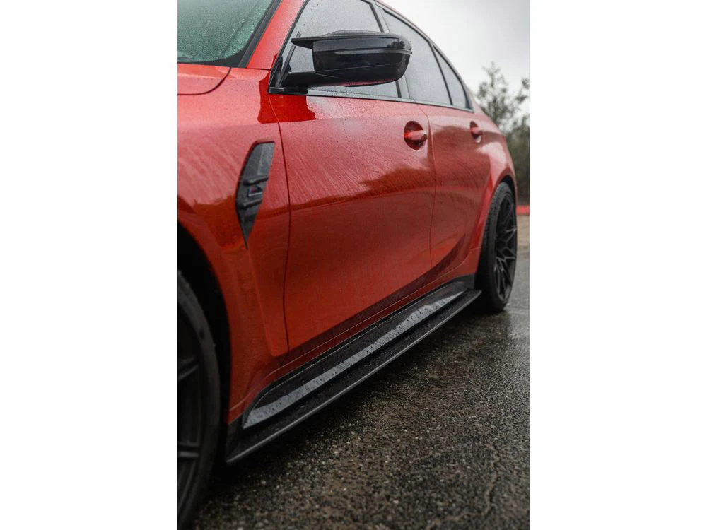 BMW M4 G82/G83 CARBON FIBRE SIDE SKIRT REPLACEMENT & EXTENSION - CT DESIGN - Image 3