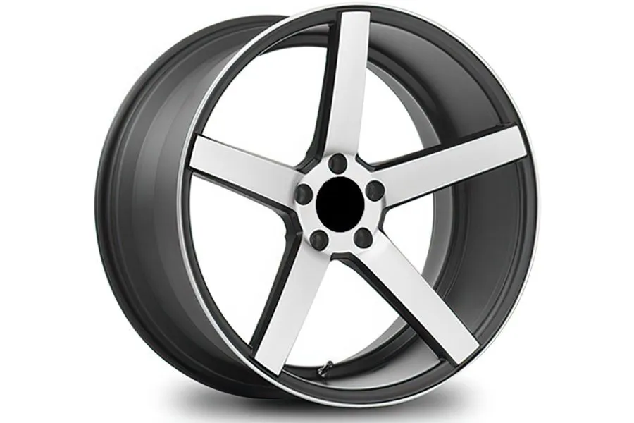 CV3 Alloy Wheel Set with Matte Black with Polished Face for 3 Series E46 M3