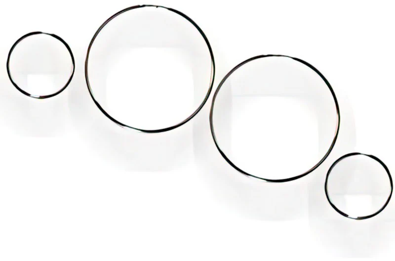 E30 Chrome speedo rings