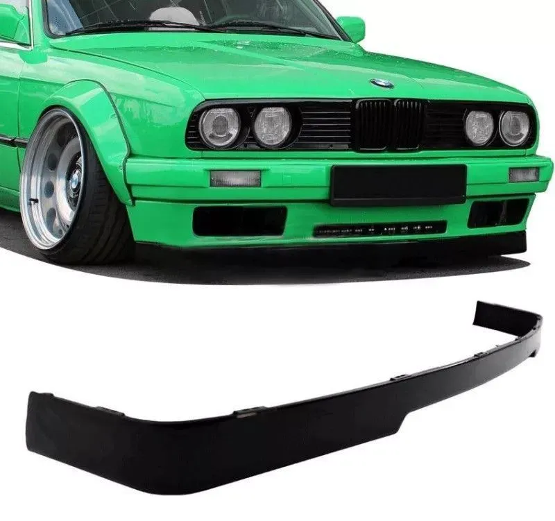 E30 Is Style Gloss Black Front Bumper Splitter for Facelift Non Mtec Models