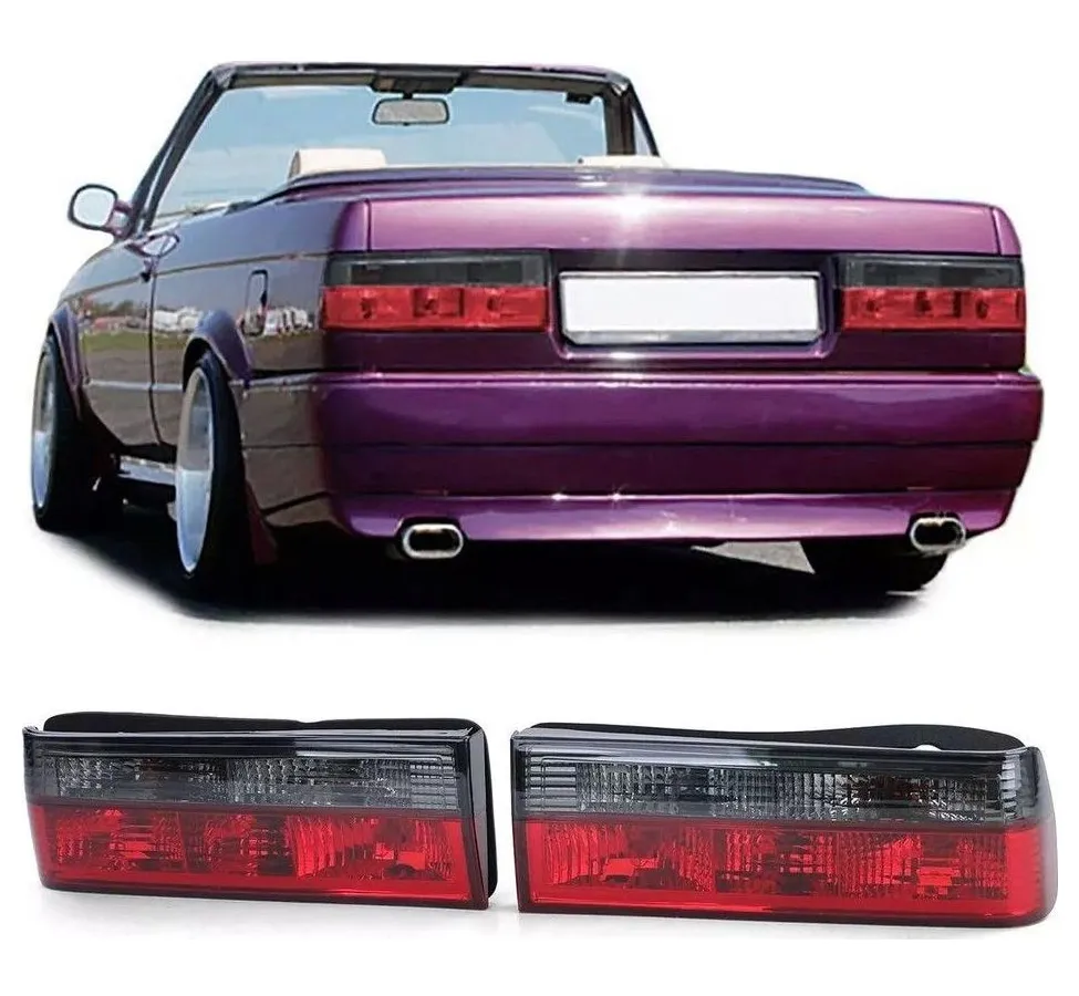 E30 Red & Smoked Rear Lights for Pre Facelift Models