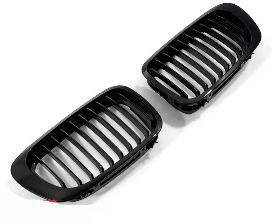 E46 2 door pre-facelift Gloss black grilles