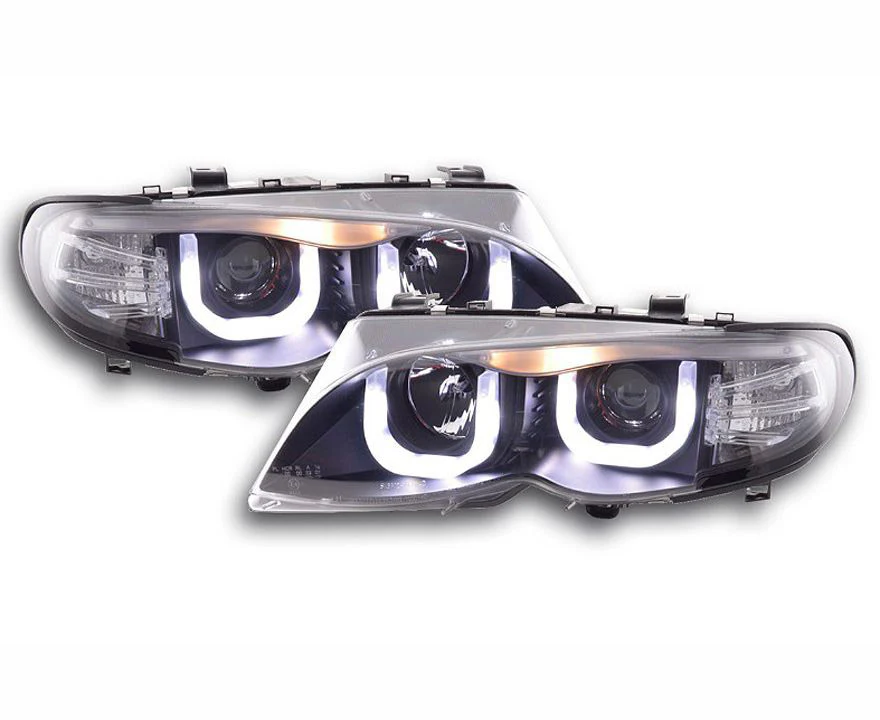 E46 4dr facelift 3D angel eye headlamps