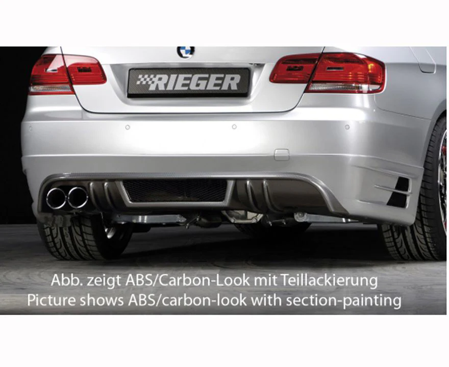 E92, E93 Rieger rear lower skirt