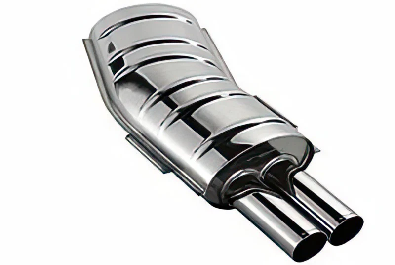 Eisenmann rear section with 2 x 70mm tailpipes for 320i, 325i, 330i, 09/00 on