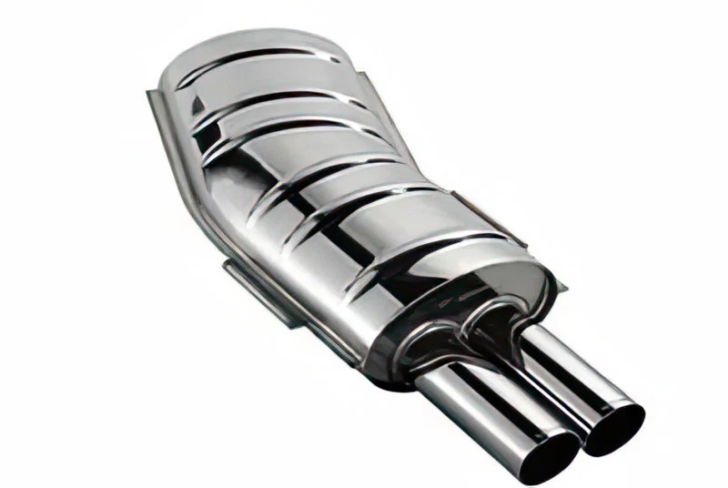 Eisenmann rear section with 2 x 76 mm tailpipes for all E36 320i/323i