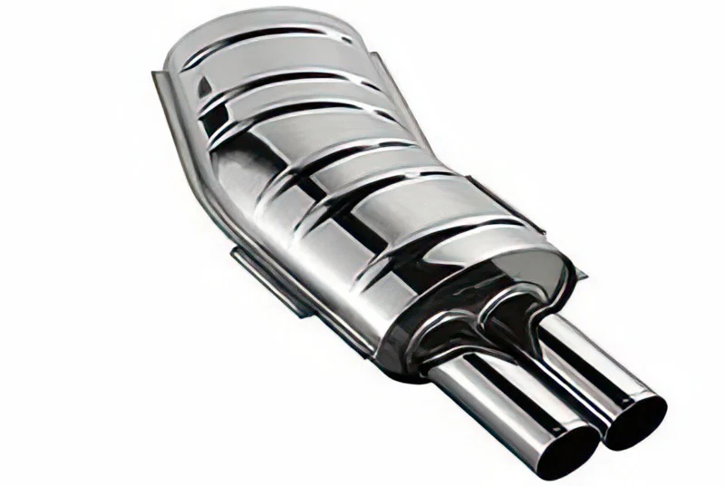 Eisenmann rear section with 2 x 83mm tailpipes for all E46 320i, 325i, 330i, 09/00 on