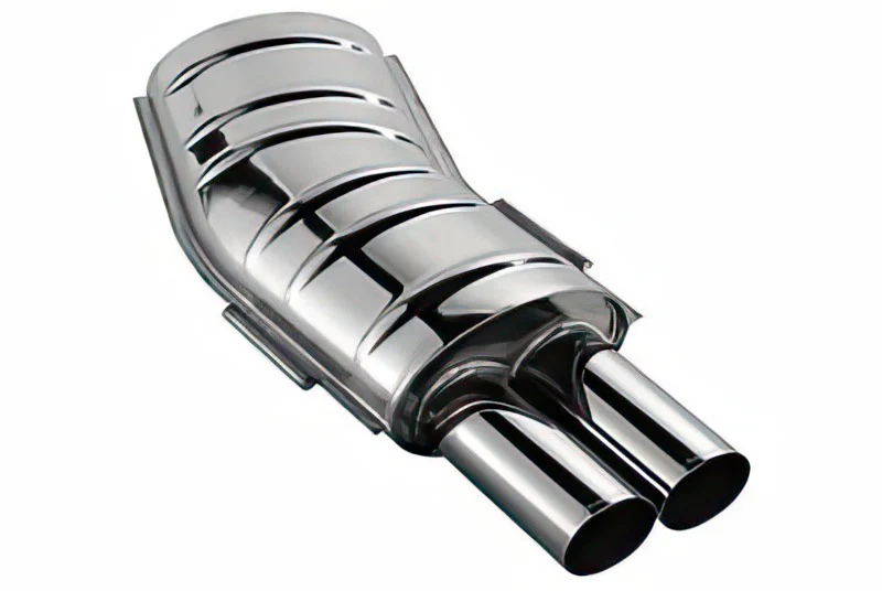 Eisenmann rear section with 2 x 83mm tailpipes for E39 saloon 520i, 523i, 525i, 528i, 530i with SE rear bumper