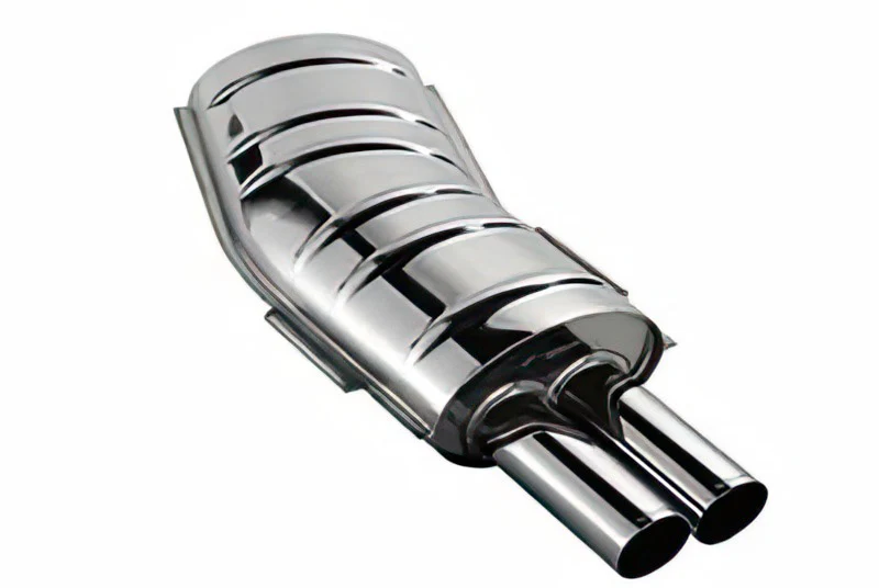 Eisenmann rear section with 2 x76 mm tailpipes for 318is