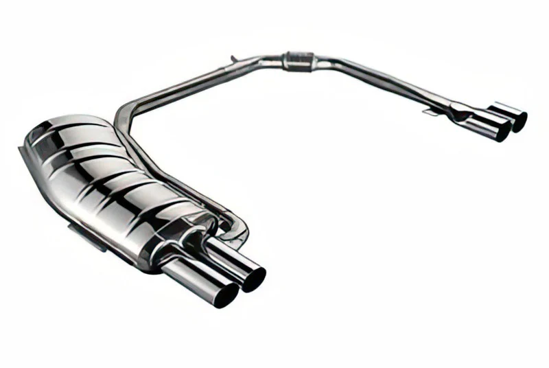 Eisenmann rear section, with 4 x 70 mm tailpipes, for 325i/328i