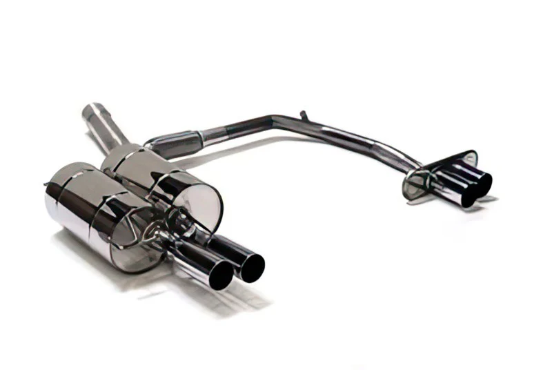 Eisenmann rear section with 4 x 76 mm tailpipes for E60 saloon 540i