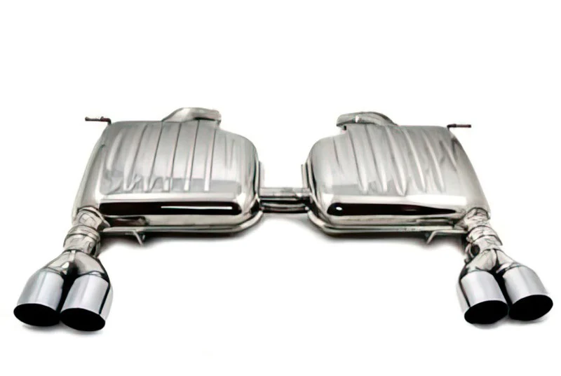 Eisenmann rear section with 4 x 76 mm tailpipes for E90/91 335i