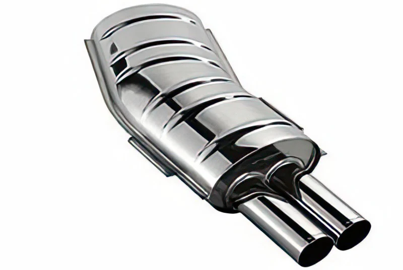 Eisenmann rear sectionwith 2 x 83 mm tailpipes for 316i,318i 2001 on
