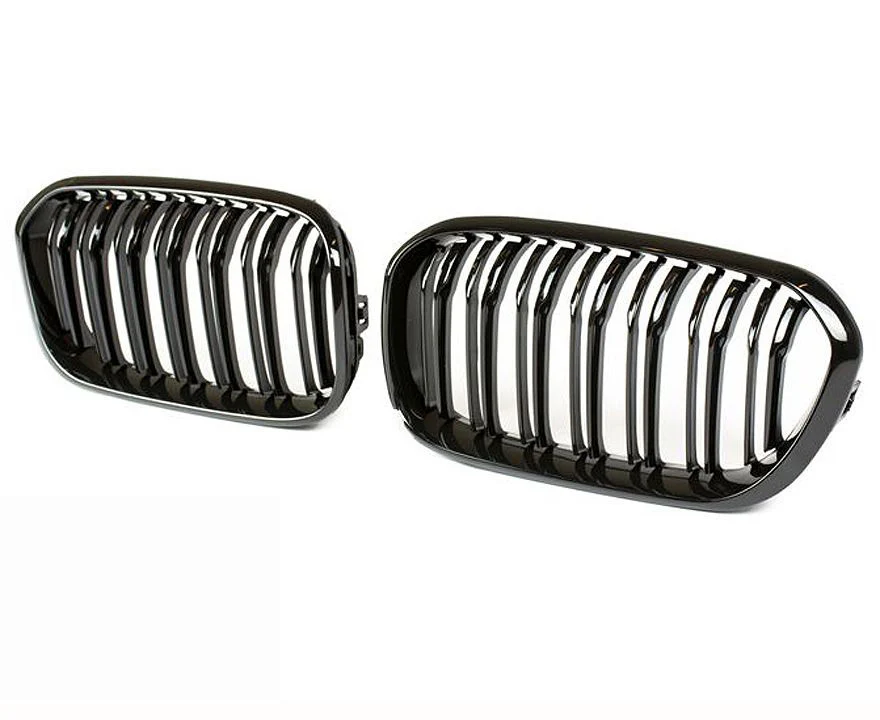 F20/21 LCI gloss black grilles double slat