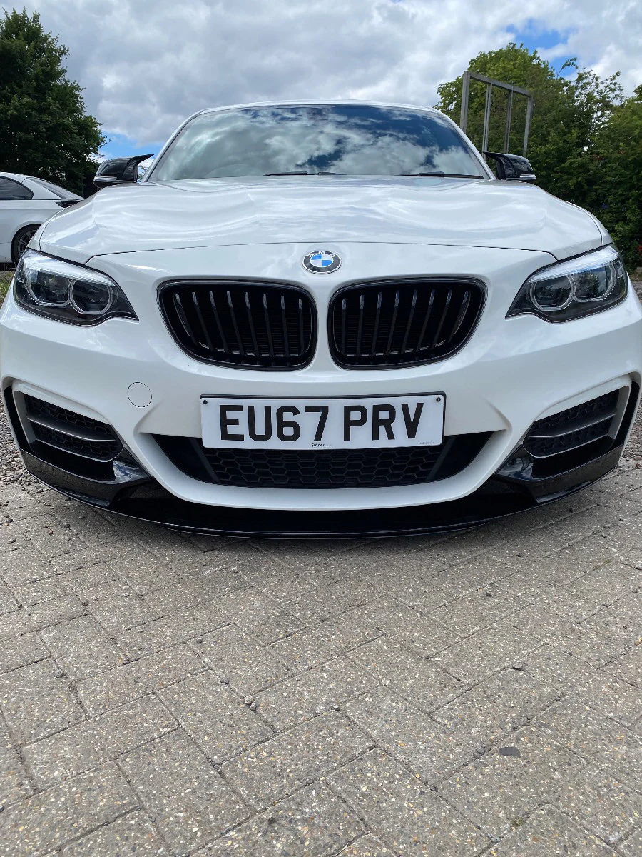 F22 and F23 Performance Front Splitter - Gloss Black - Image 2