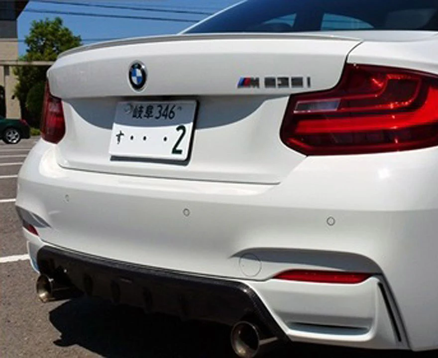 F22, F23 Autoplus carbon rear diffuser