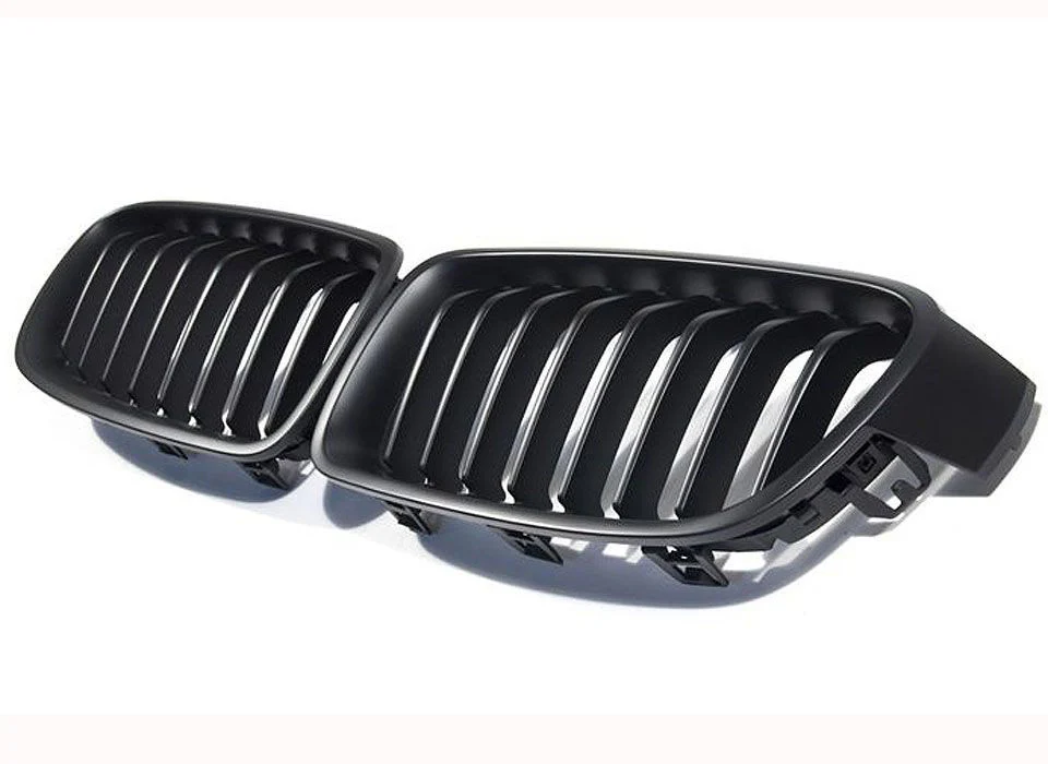 F30, F31 matte black front grilles