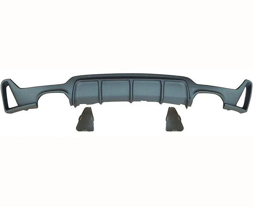 F32, F33 and F36 MStyle performance rear diffuser with quad exhaust