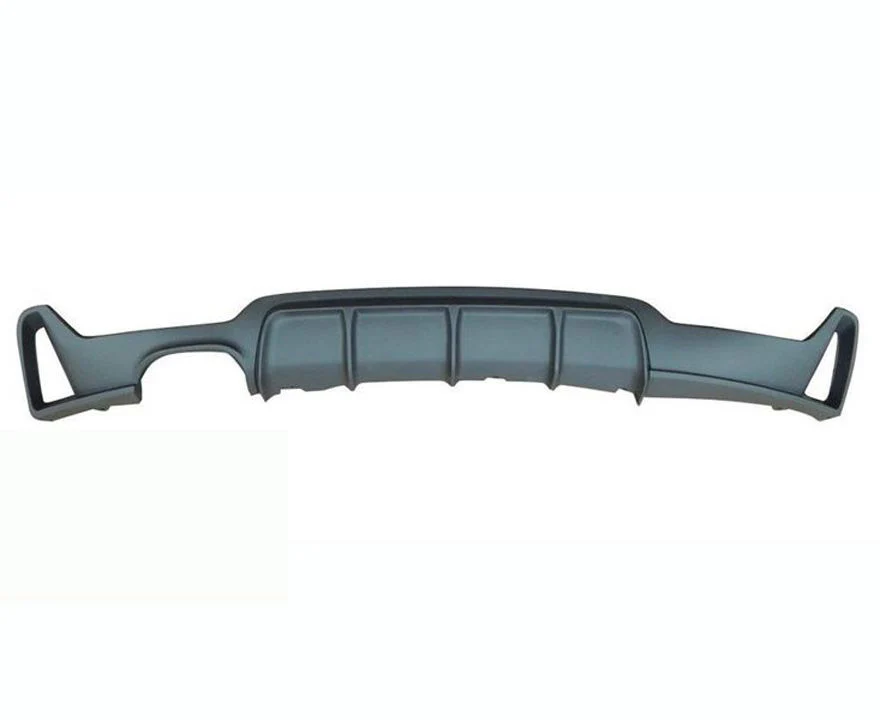 F32, F33 Genuine BMW performance rear diffuser with single exhaust outlet.