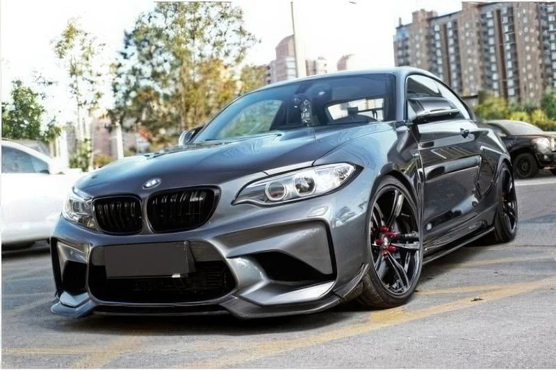 F87 M2 MStyle V-Type Carbon Fibre Front Splitter