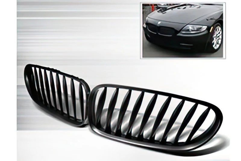 Fully black front grilles for all Z4 E85/E86 models