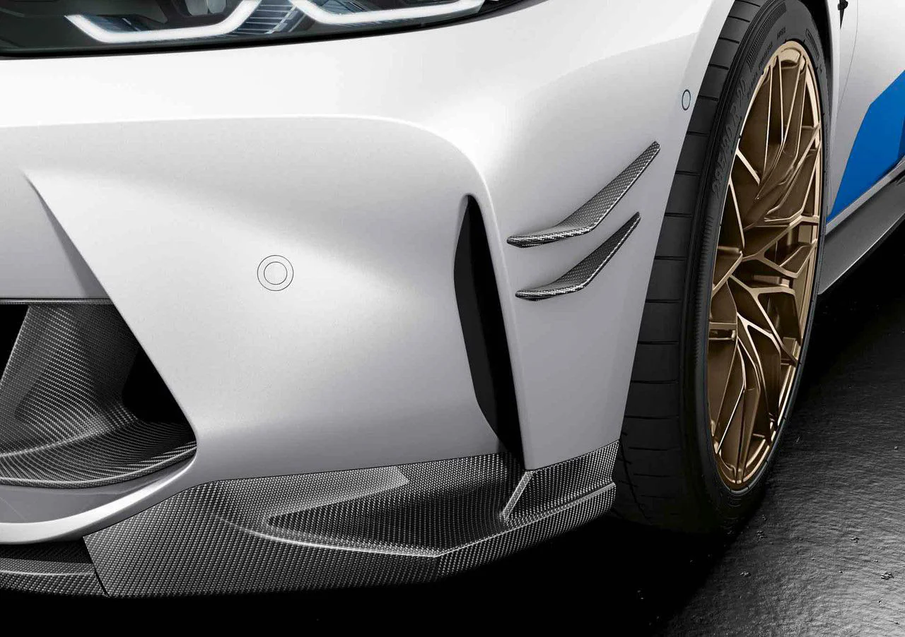 Genuine BMW G80 & G81 M3 M Performance Carbon Fibre Front Flicks - Image 2