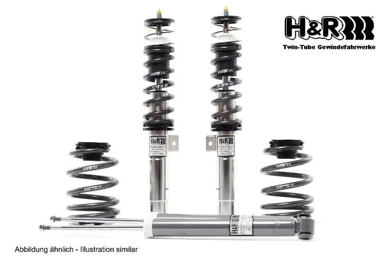 H&R Twin Tube Stainless Coilovers With Dampening for all E46 Coupe 4cyl Models