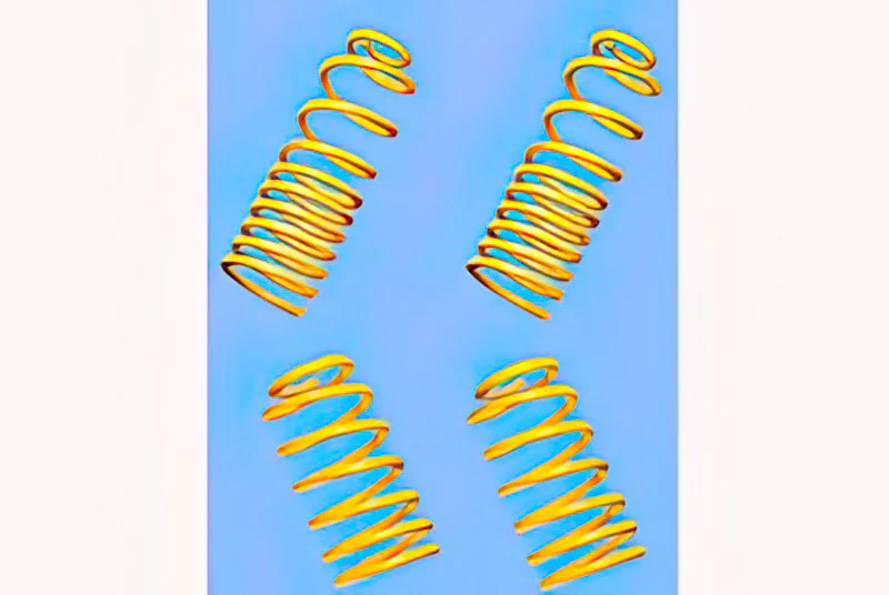 KW lowering spring kit for 5 series E39, 6 cyl petrol and 4 cyl diesel models, touring - lowers 35mm front - Image 2
