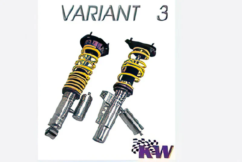 KW variant 3 coilover kit, 3-series (E46) coupe, convertible, saloon, touring, over 911 kg front axle load weight - Image 2