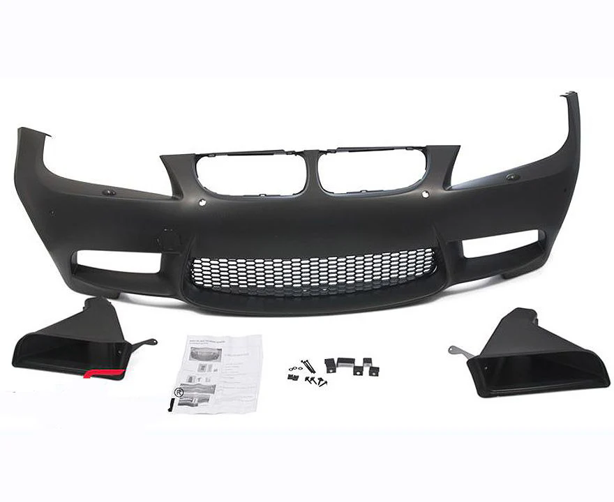 'M'' look front bumper for all E90/91 LCI models with headlamp cleaning system with PDC sensors