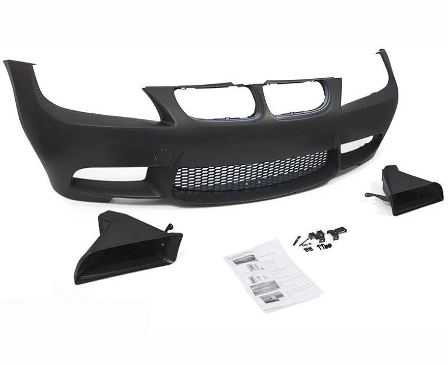 'M'' look front bumper for all E90/91 LCI models without headlamp cleaning system without PDC sensors