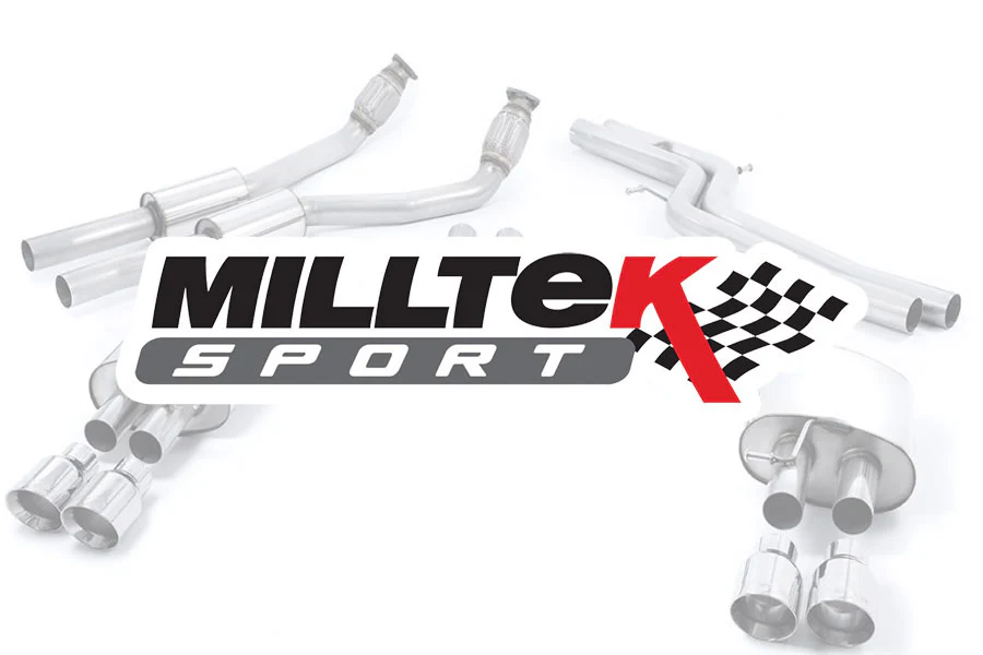 Milltek Rear Silencer Bypass Non-Valved with GT-90 Polished Tips for 125i (F20 & F21 - B48)