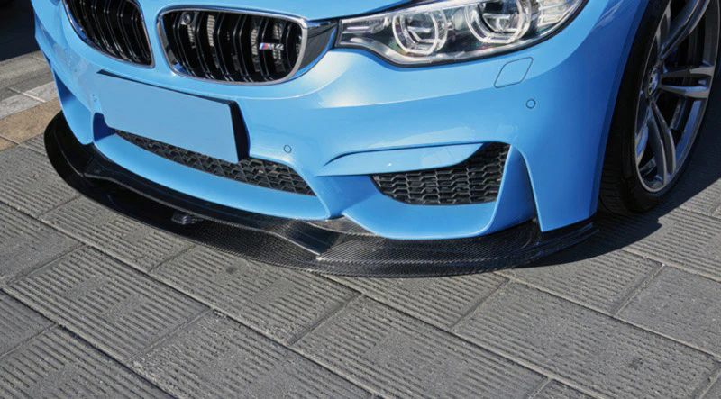 MStyle 2 Piece Carbon Front Splitter for F80 M3 F82 F83 M4
