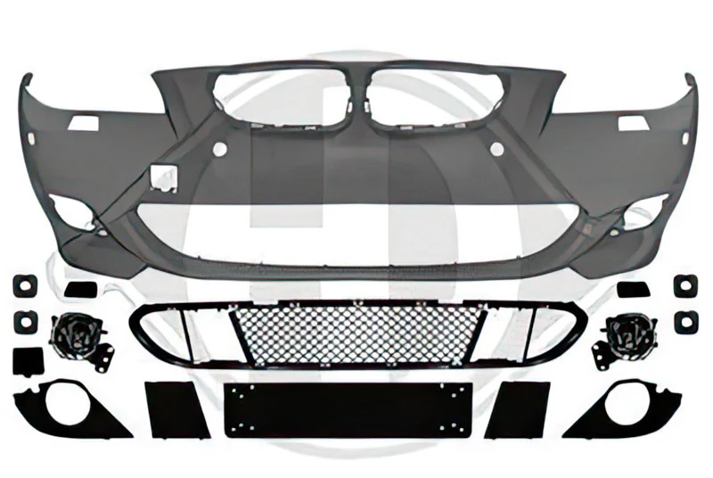 MStyle E60 sportlook front bumper kit, with PDC