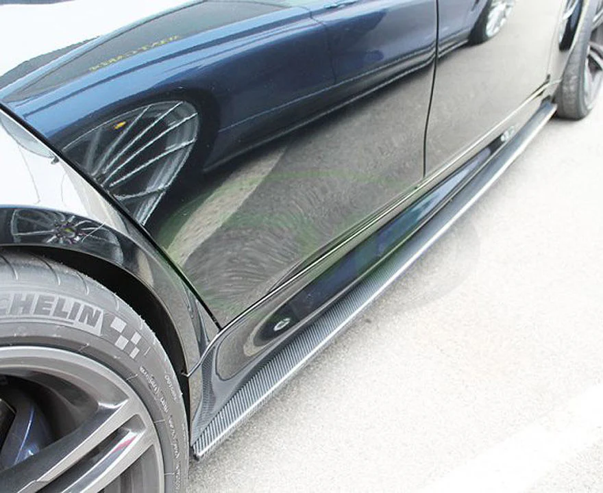 MStyle performance carbon side skirt splitters for F80 M3