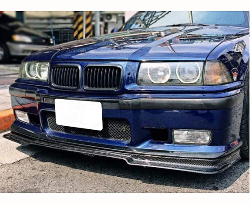 Mstyle racing E36 carbon fibre front spoiler splitter